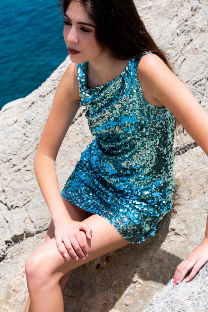vestido de lentejuelas