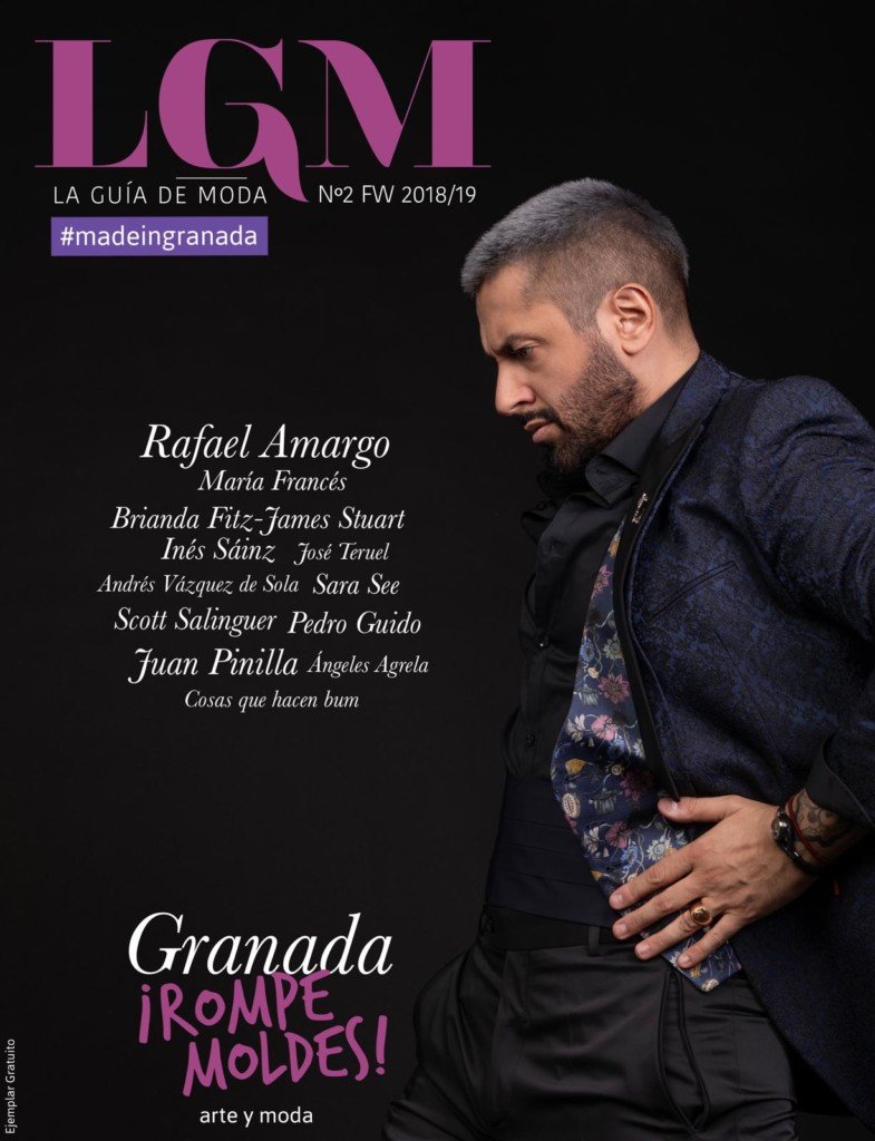 Couverture du magazine LGM La Guía de Moda avec Rafael Amargo