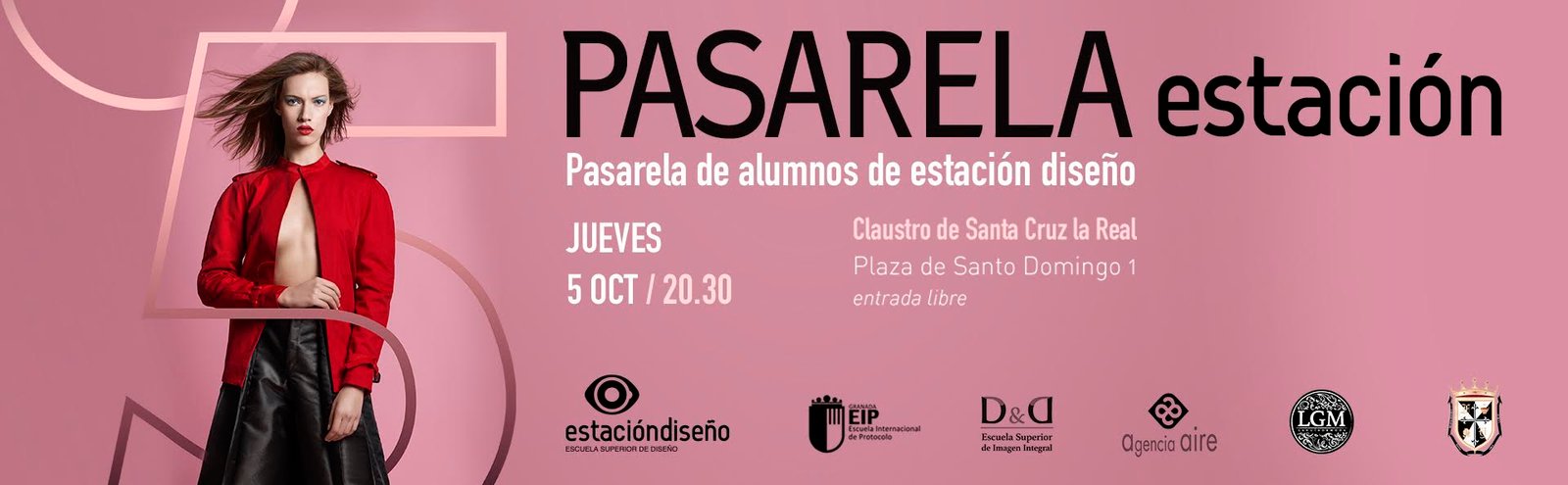 Banner publicitario "Pasarela estación"