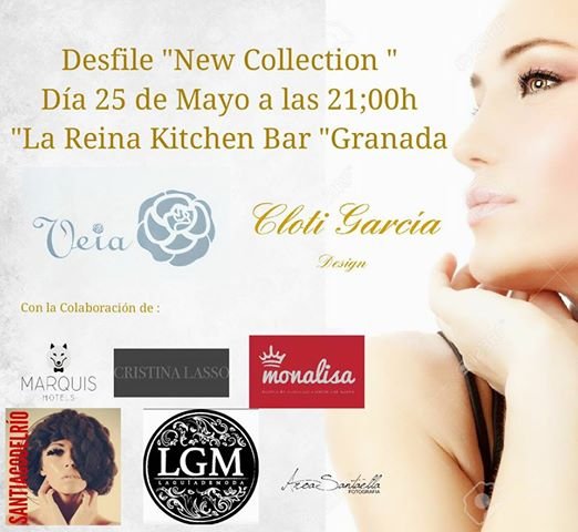 Banner publicitario de DESFILE PRESENTACIÓN COLECCIÓN SS17 DE VEIA MODA Y CLOTI GARCÍA